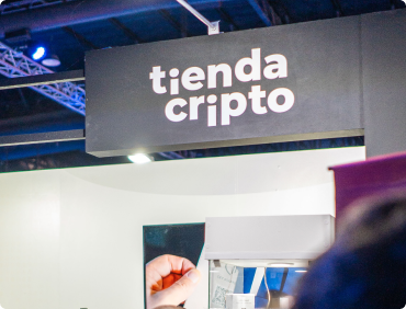 Two speakers at event stage